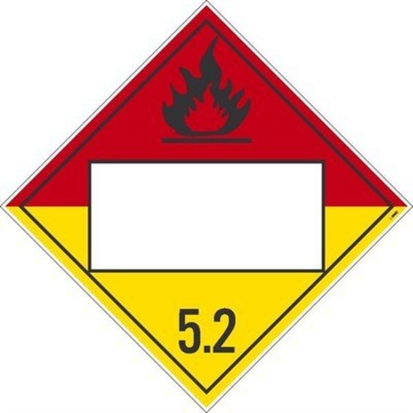 Nmc Organic Peroxide Blank 5.2 Red/Yellow, Pk10, DL18BPR10 DL18BPR10